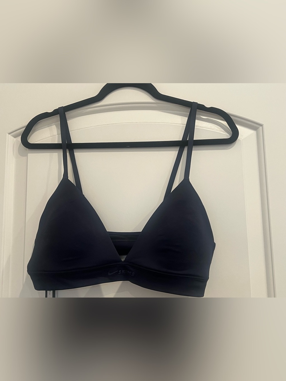 SKIMS- NIKE Navy Shine Triangle Bra